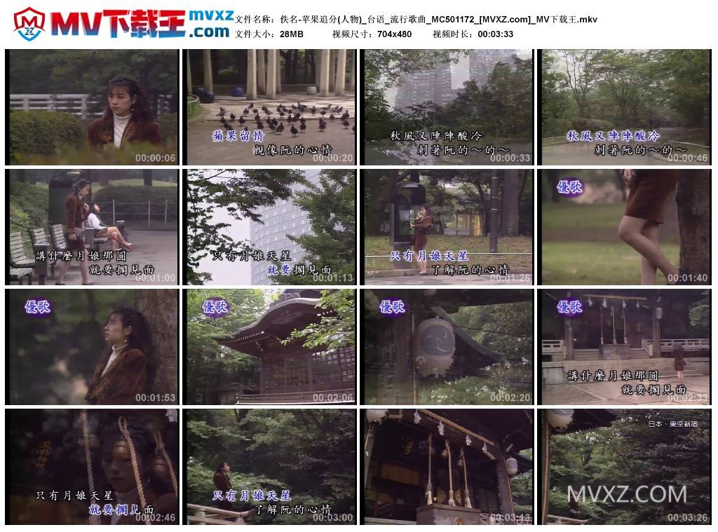 佚名-苹果追分(人物)_台语_流行歌曲_MC501172